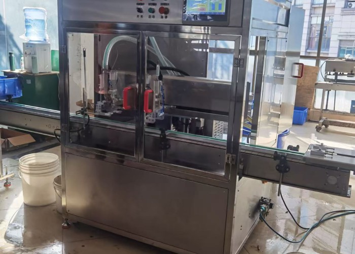 2-tube following filling and capping line - 80g laundry detergent